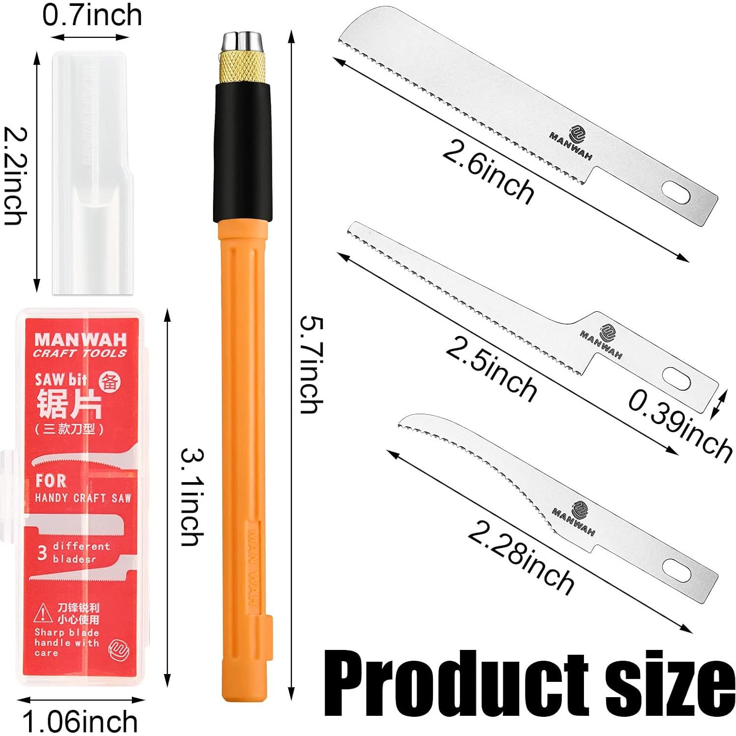 Juego de Mini Sierras de Hobby Honoson con 16 Cuchillas