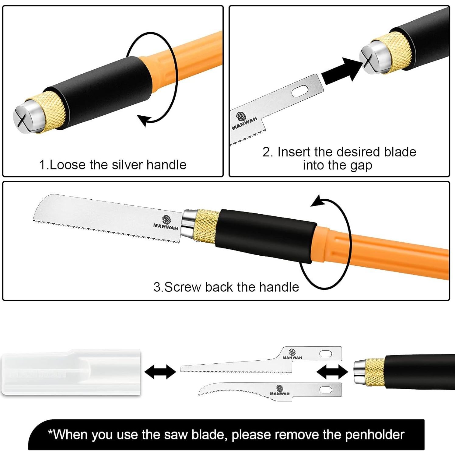 Juego de Mini Sierras de Hobby Honoson con 16 Cuchillas