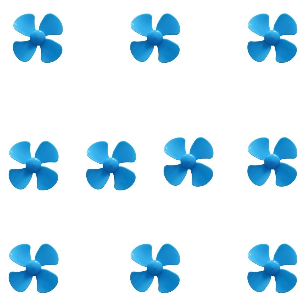 Cuchillas de Hélice 10 Piezas Azul para Motor 2mm Wurenji