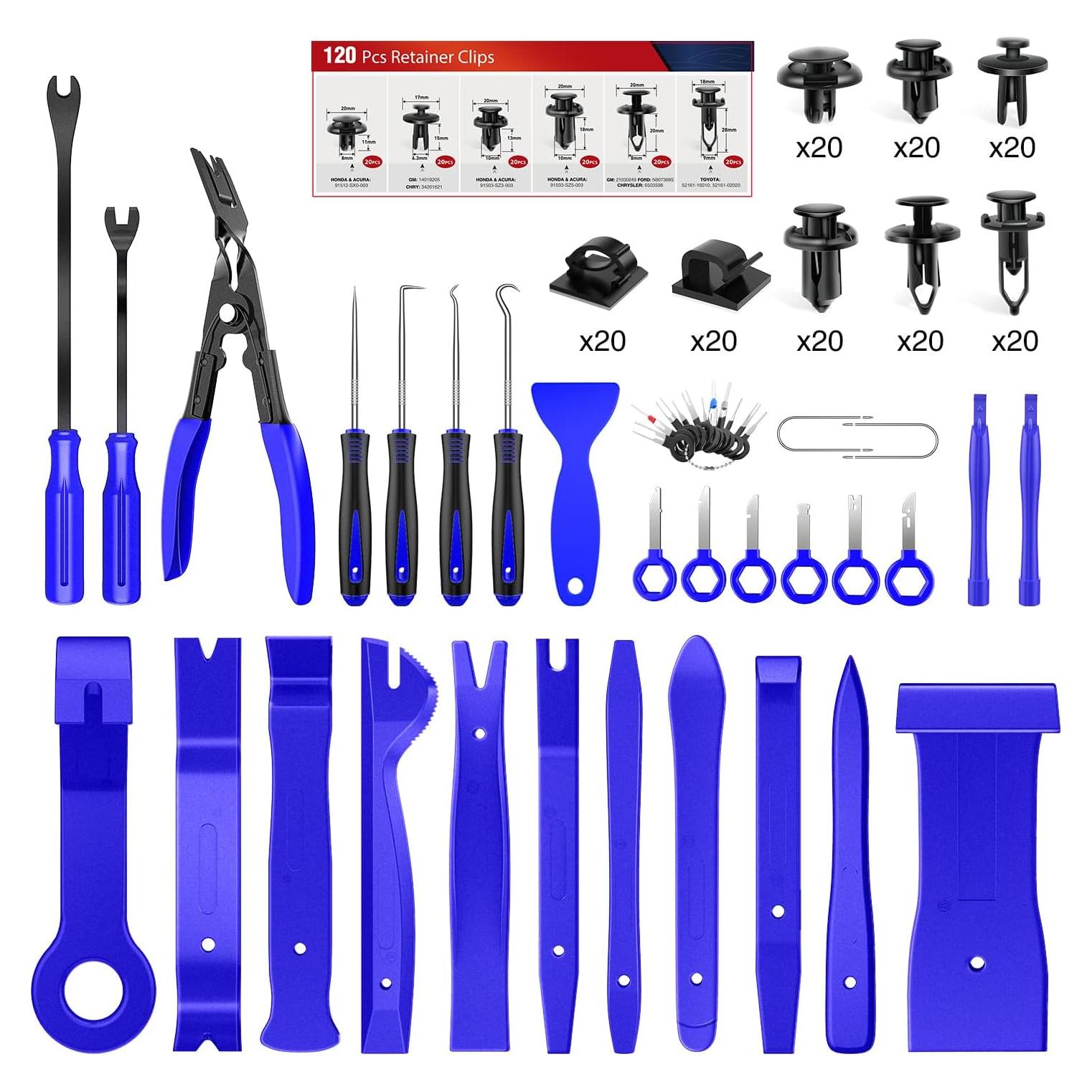 Kit de Herramientas de Remoción de Molduras Nilight 200 Pcs