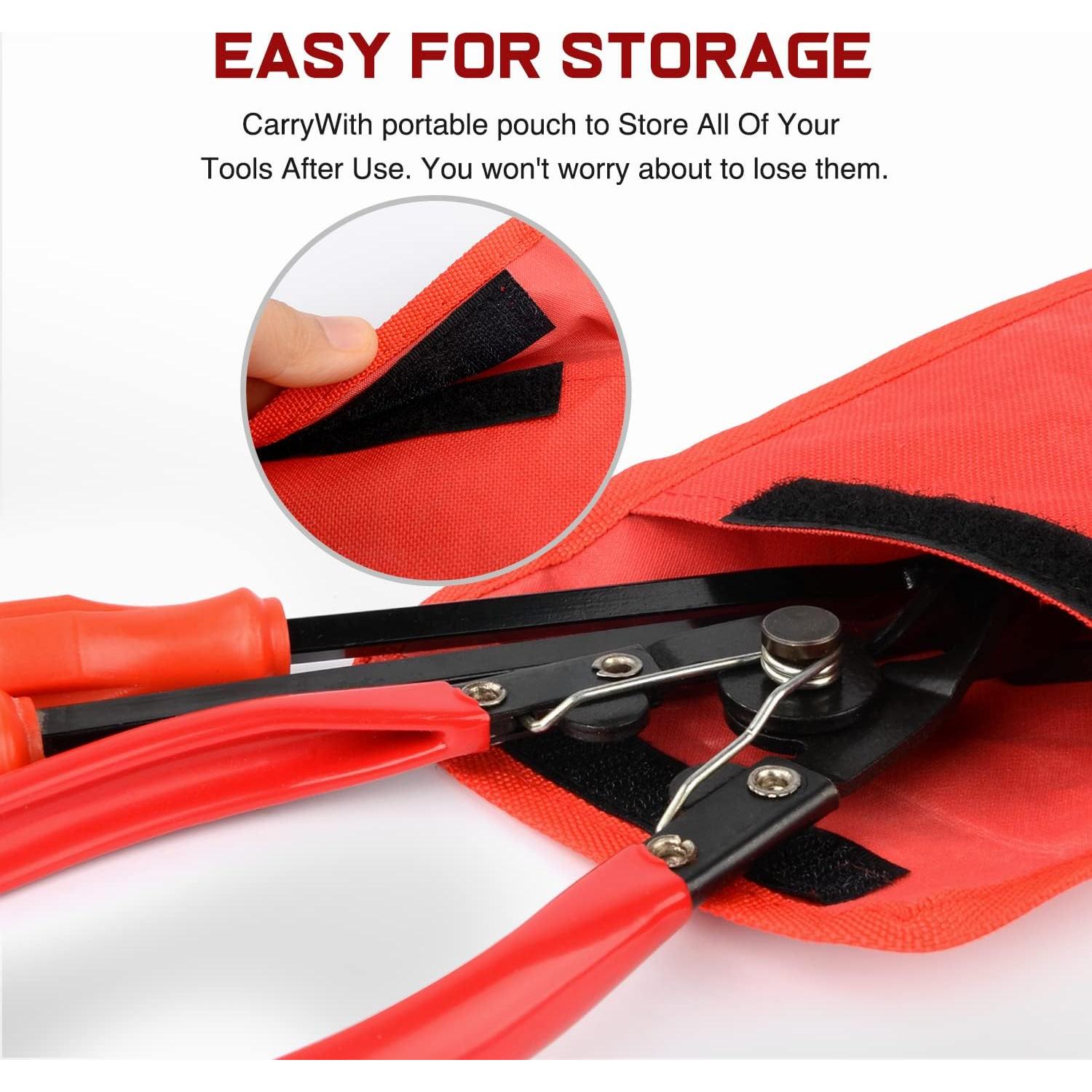 Juego de 3 Alicates de Clip Nilight con Bolsa de Almacenamiento