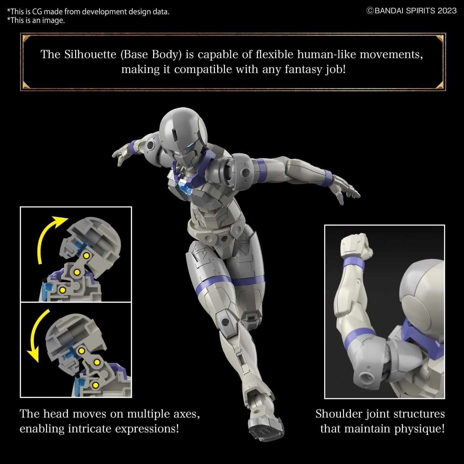 Caballero Liber Bandai 30MF Kit de Modelo Fantasía 12.7x10.16cm