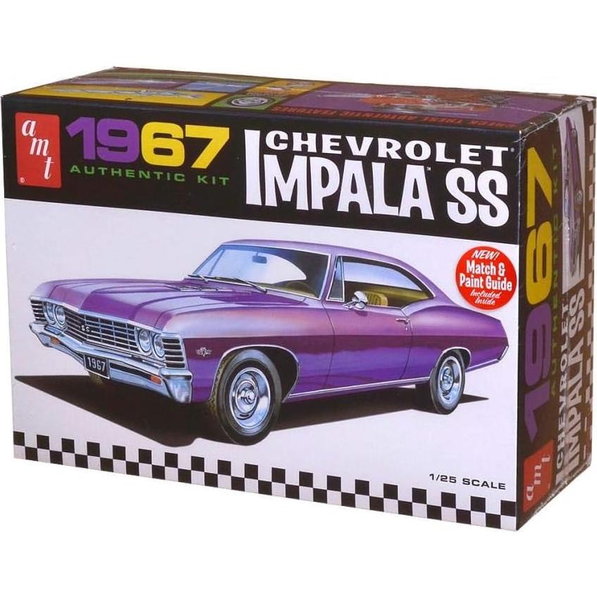 Kit de Modelo AMT 1967 Chevrolet Impala SS 1:25 Plástico