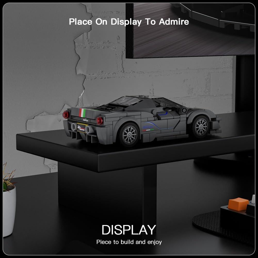 Mould King Auto de Carrera 27068 con Exhibidor Acrílico