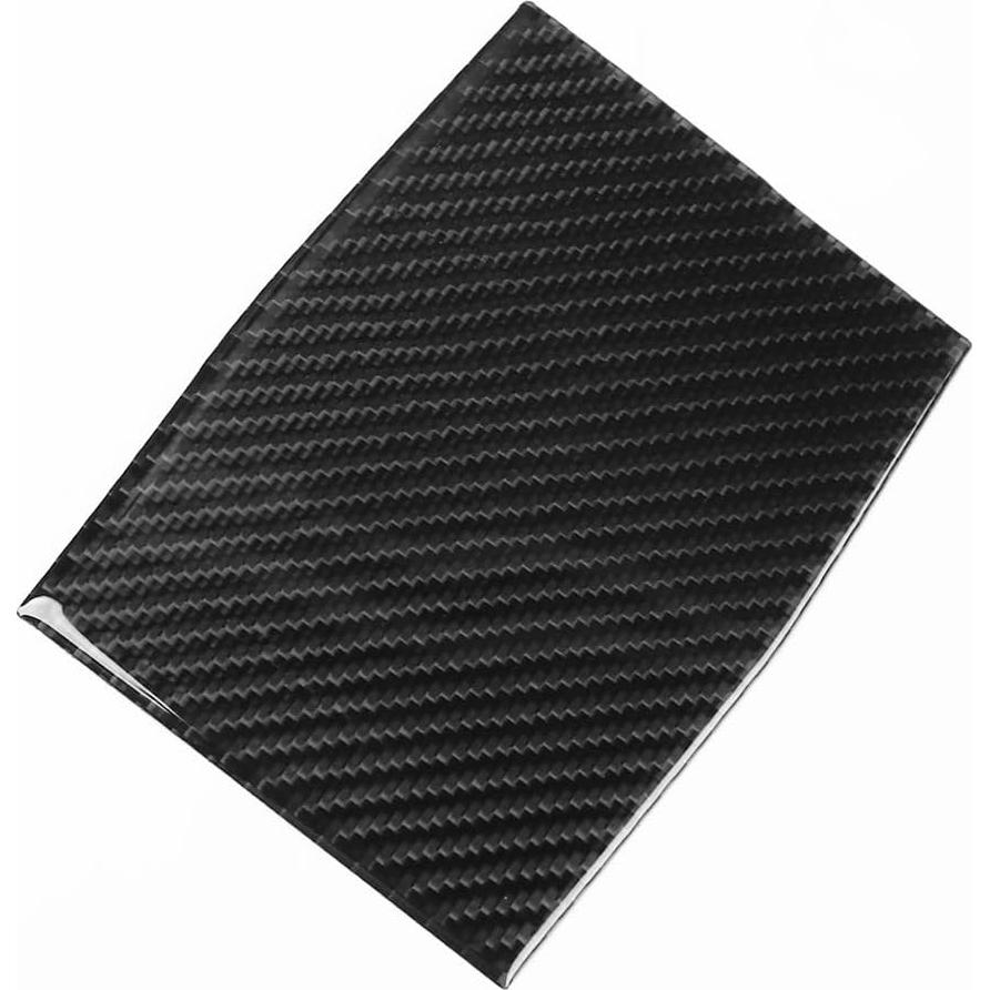 NVCNX Real Premium Carbon Fiber for Toyota Corolla & Cross 2020-2025 2021 2022 2023 2024 Hybrid Hatchback L LE XLE SE XSE FX Car Armrest Box Mat Cover Interior Trim Accessories Sticker Decal 1PC