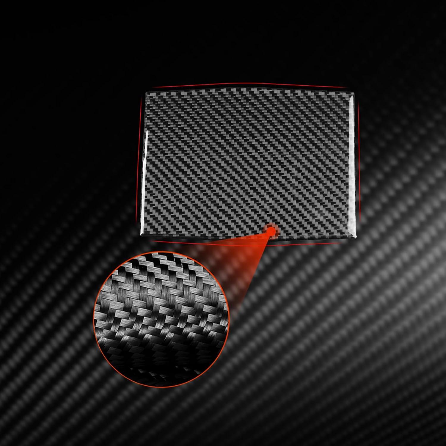 NVCNX Real Premium Carbon Fiber for Toyota Corolla & Cross 2020-2025 2021 2022 2023 2024 Hybrid Hatchback L LE XLE SE XSE FX Car Armrest Box Mat Cover Interior Trim Accessories Sticker Decal 1PC