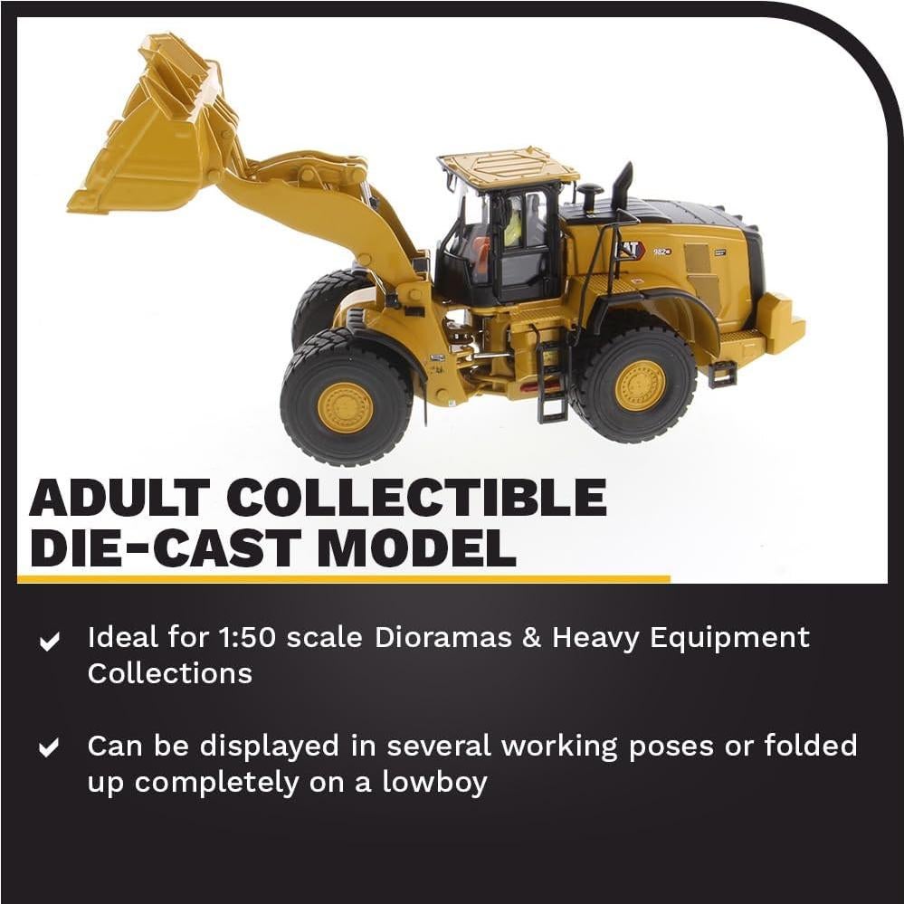 Cargadora de Ruedas Caterpillar 982 XE Diecast Masters 1:50