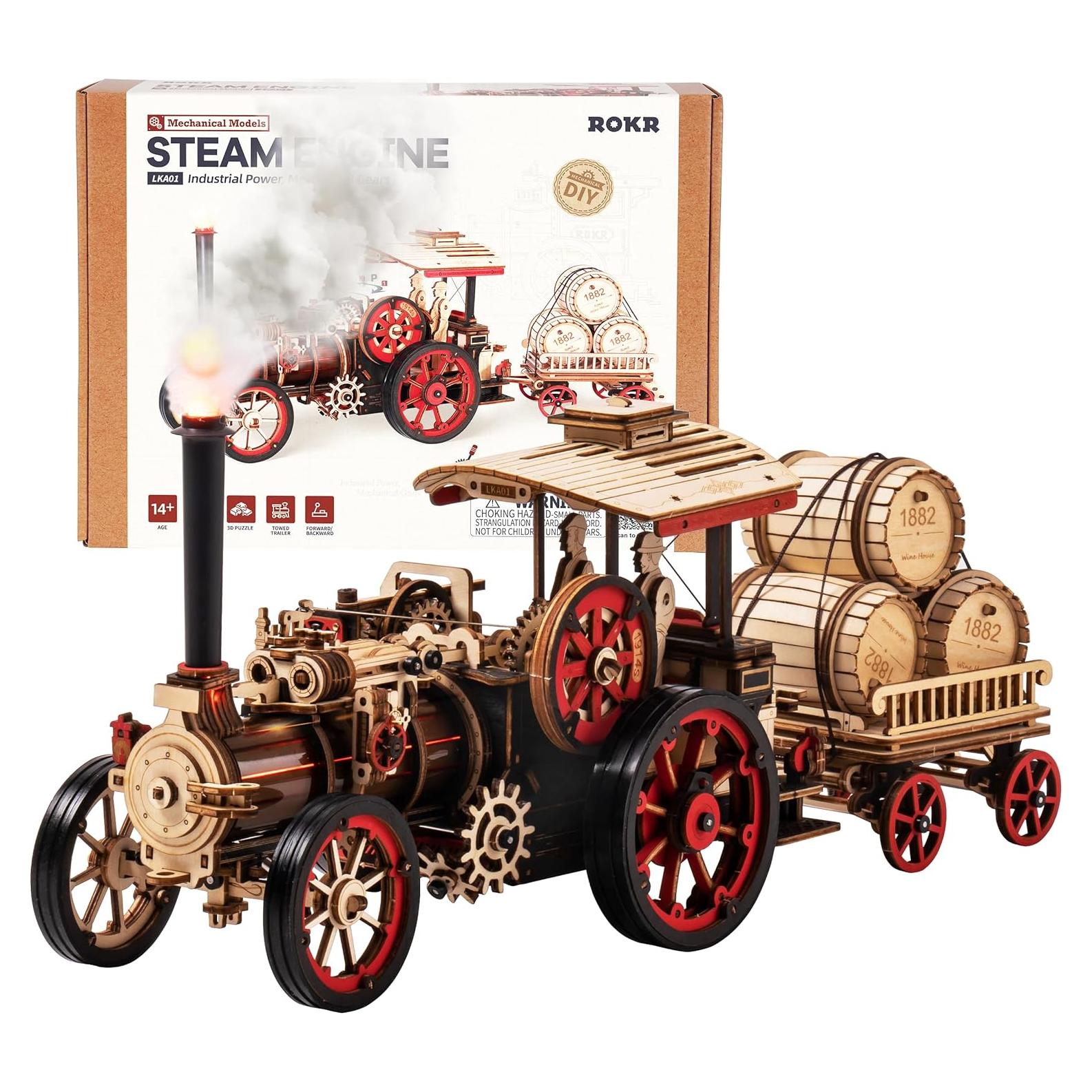 Rompecabezas 3D ROKR A01-CAR-LK Tractor Eléctrico 469 Piezas