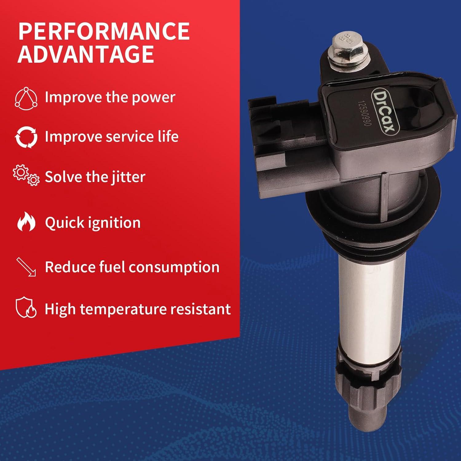 Bobina de Encendido DrCax UF569 Compatible Cadillac y Chevy