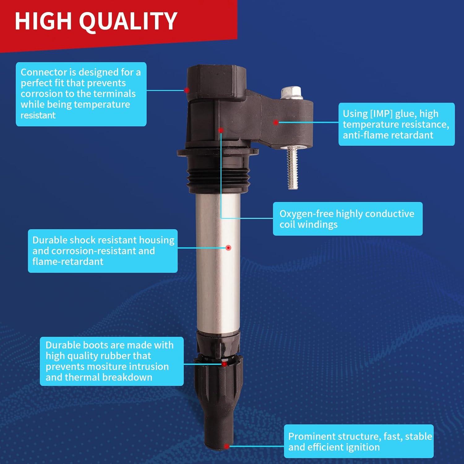 Bobina de Encendido DrCax UF569 Compatible Cadillac y Chevy