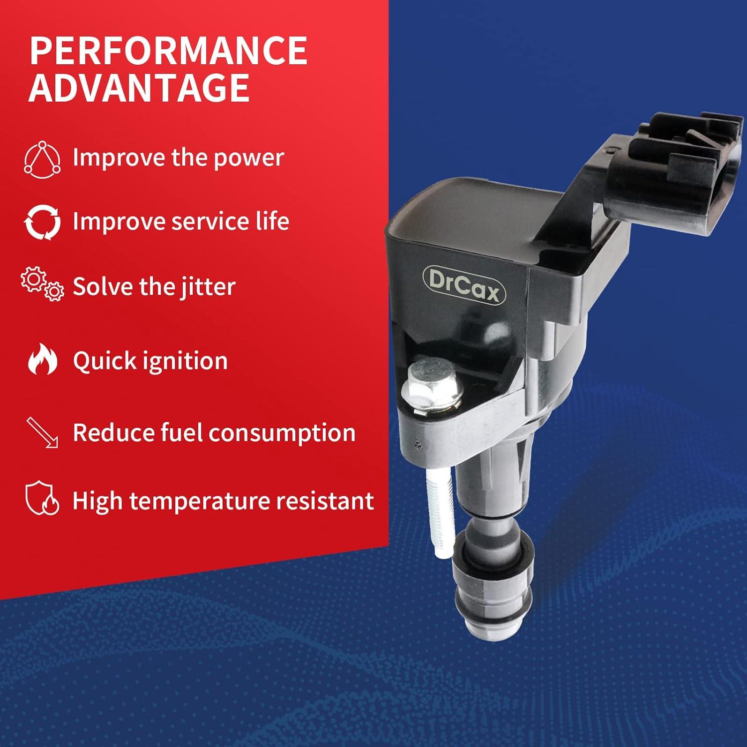 Bobina de Encendido DrCax UF491 Compatible Chevrolet y Buick