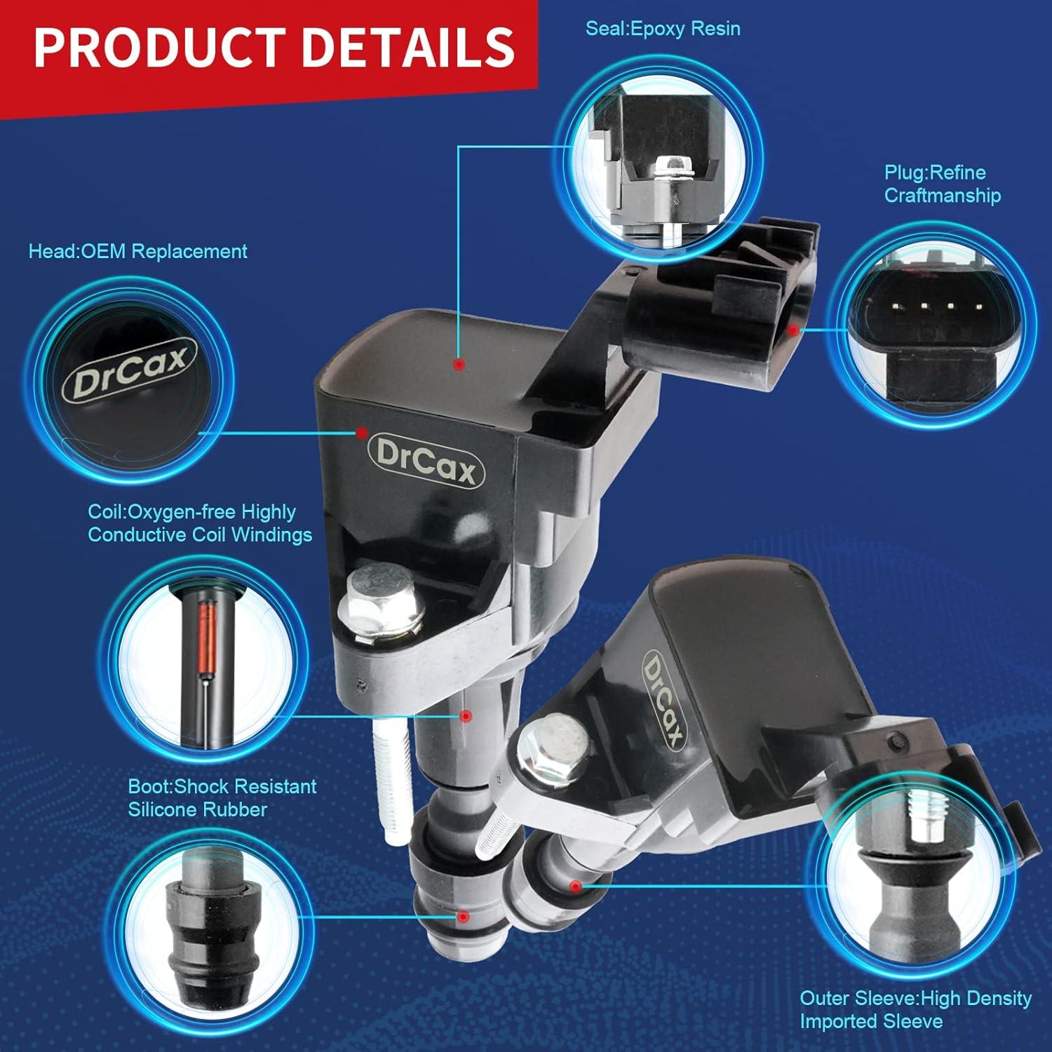 Bobina de Encendido DrCax UF491 Compatible Chevrolet y Buick