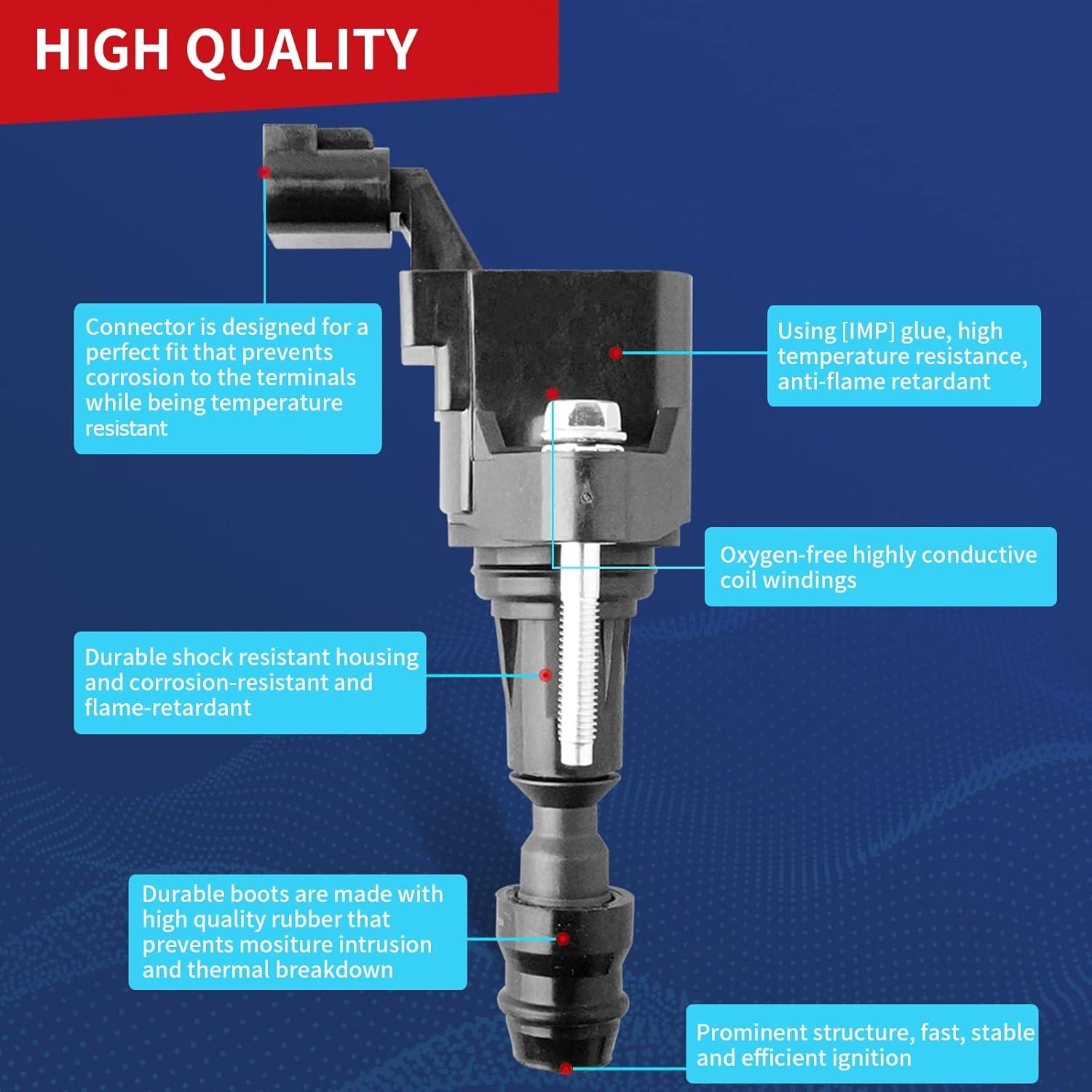 Bobina de Encendido DrCax UF491 Compatible Chevrolet y Buick