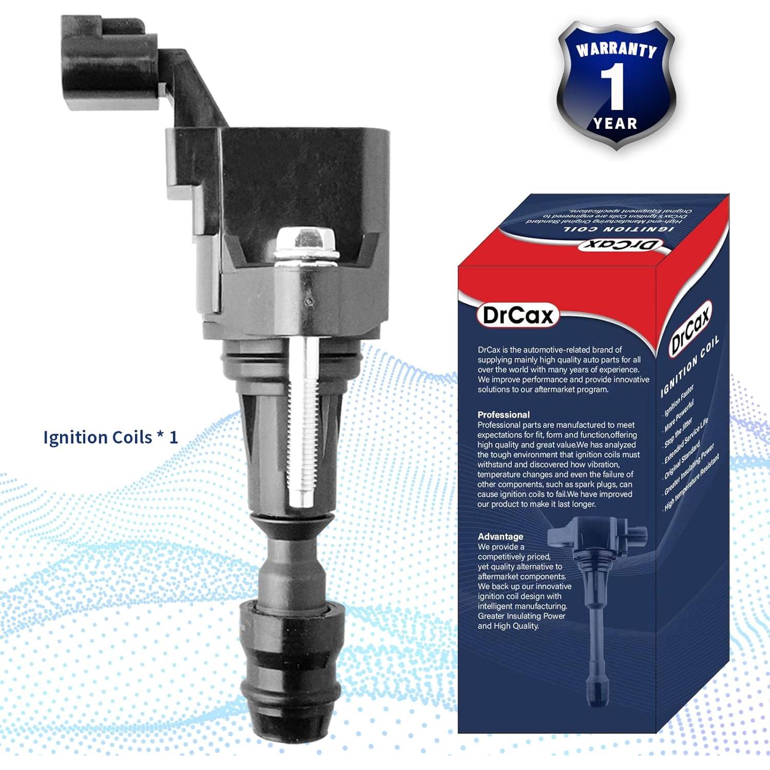 Bobina de Encendido DrCax UF491 Compatible Chevrolet y Buick