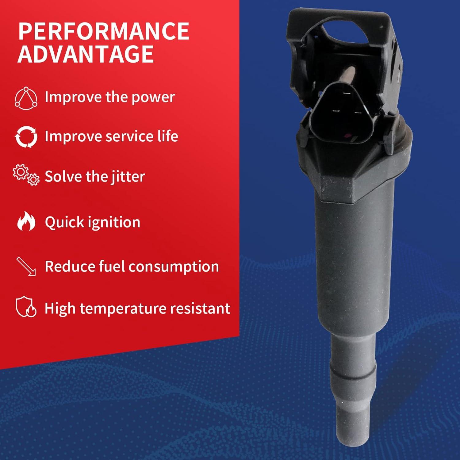 Bobina de Encendido DrCax UF592 Compatible BMW 2.5L a 4.4L