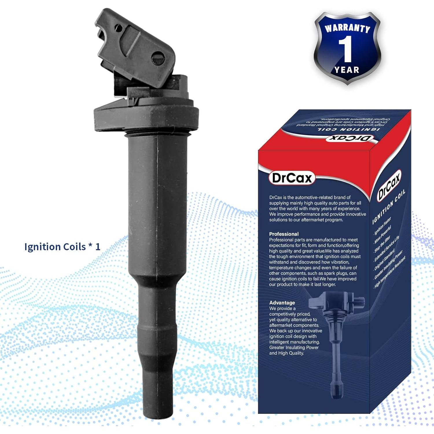 Bobina de Encendido DrCax UF592 Compatible BMW 2.5L a 4.4L