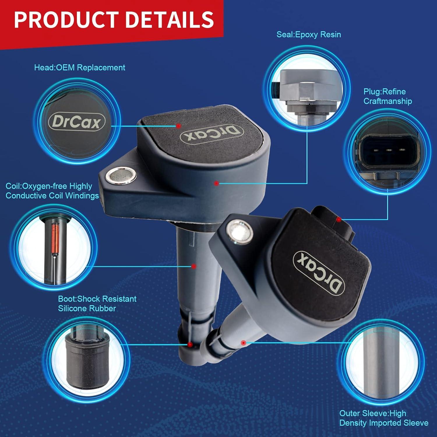 Bobina de Encendido DrCax UF400 para Honda Civic y Acura EL