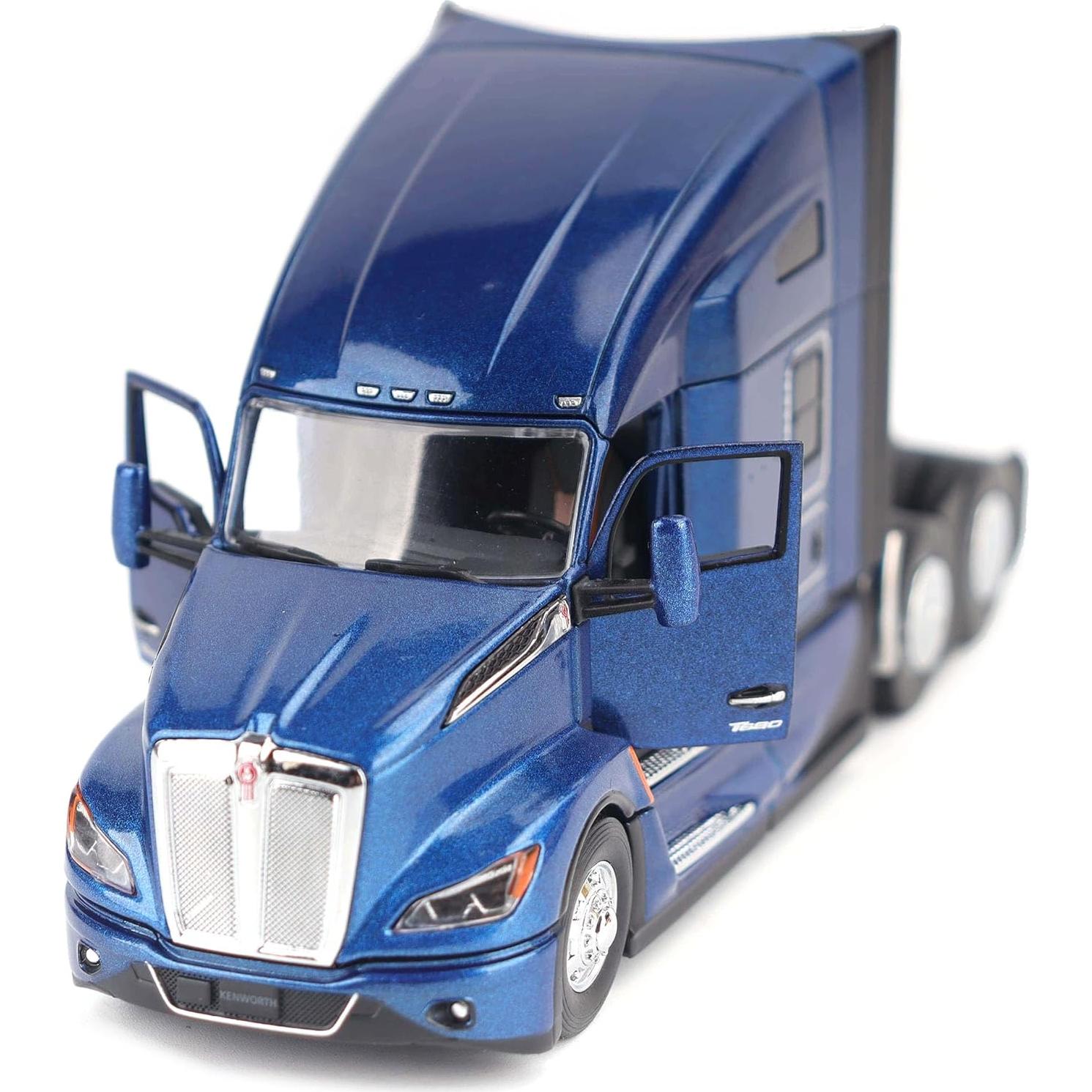 Camión Diecast Masters Kenworth T680 1:50 Azul Profundo