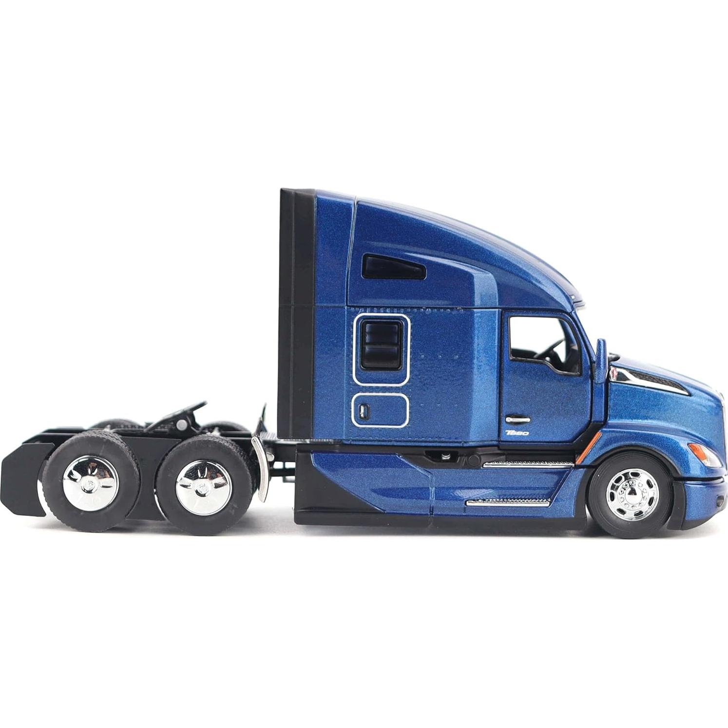 Camión Diecast Masters Kenworth T680 1:50 Azul Profundo