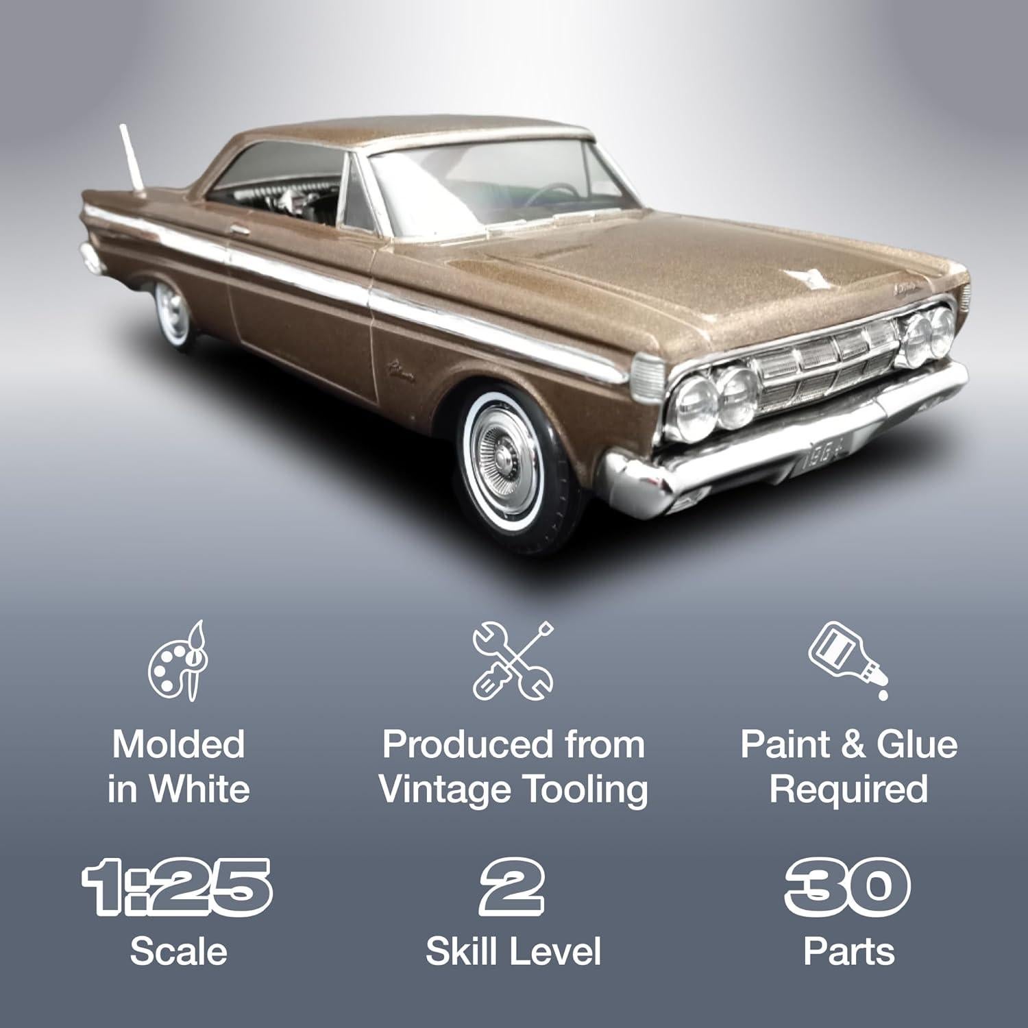 Kit de Modelo AMT 1964 Mercury Comet 1:25 Detalles Clásicos