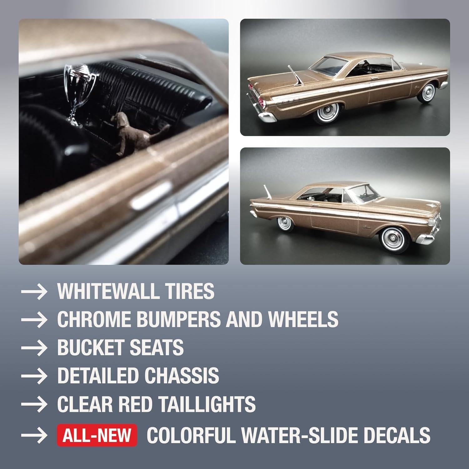 Kit de Modelo AMT 1964 Mercury Comet 1:25 Detalles Clásicos