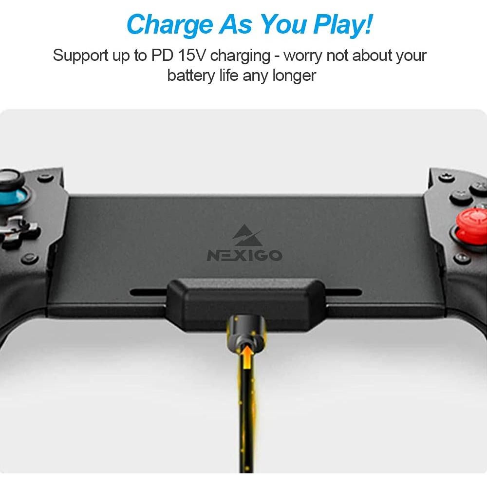 Controlador NexiGo Gripcon para Nintendo Switch - Ergonomía y Giroscopio