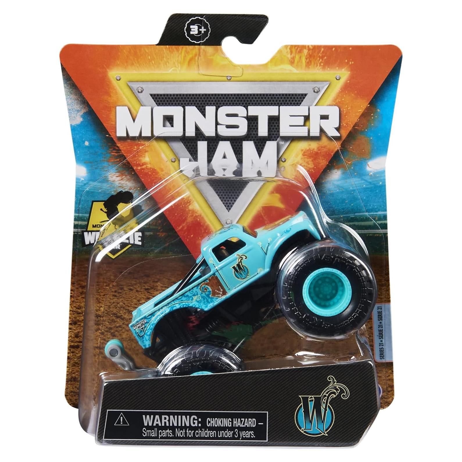 Camión Monstruo Spin Master Whiplash 1:64 con Wheelie