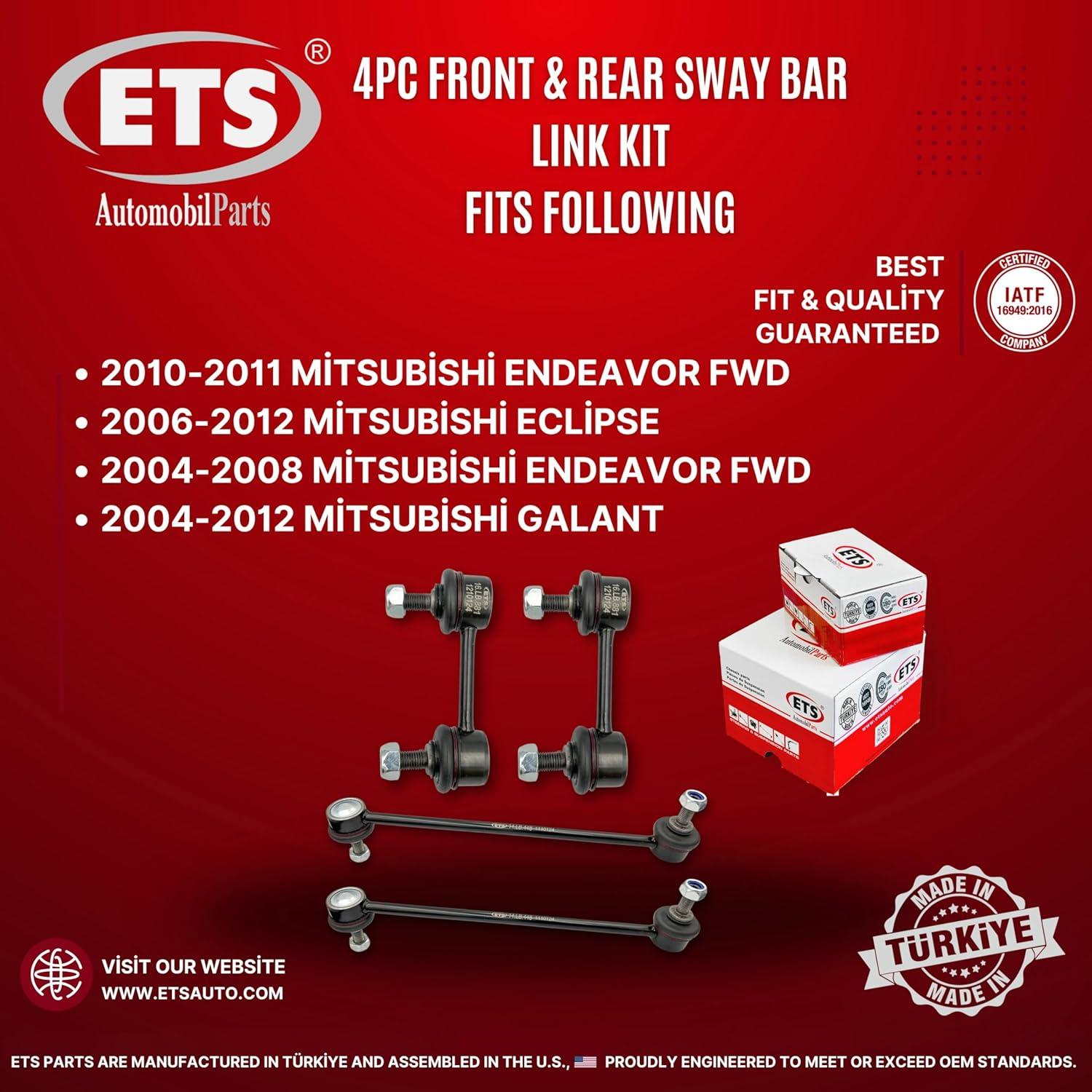 Kit de Enlace de Barra Estabilizadora ETS para Mitsubishi