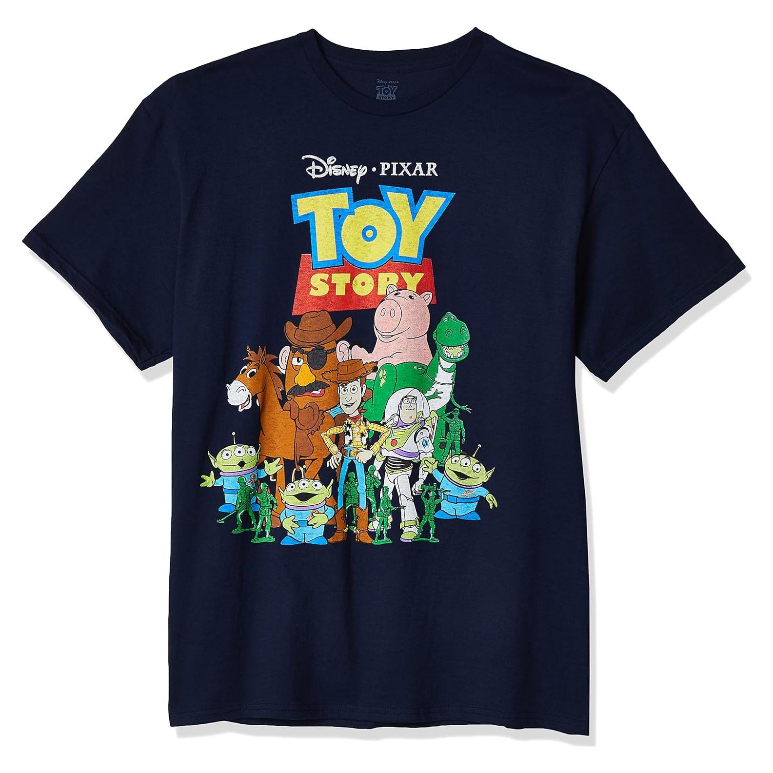 Camiseta de Hombre Disney Toy Story Manga Corta Navy Grande