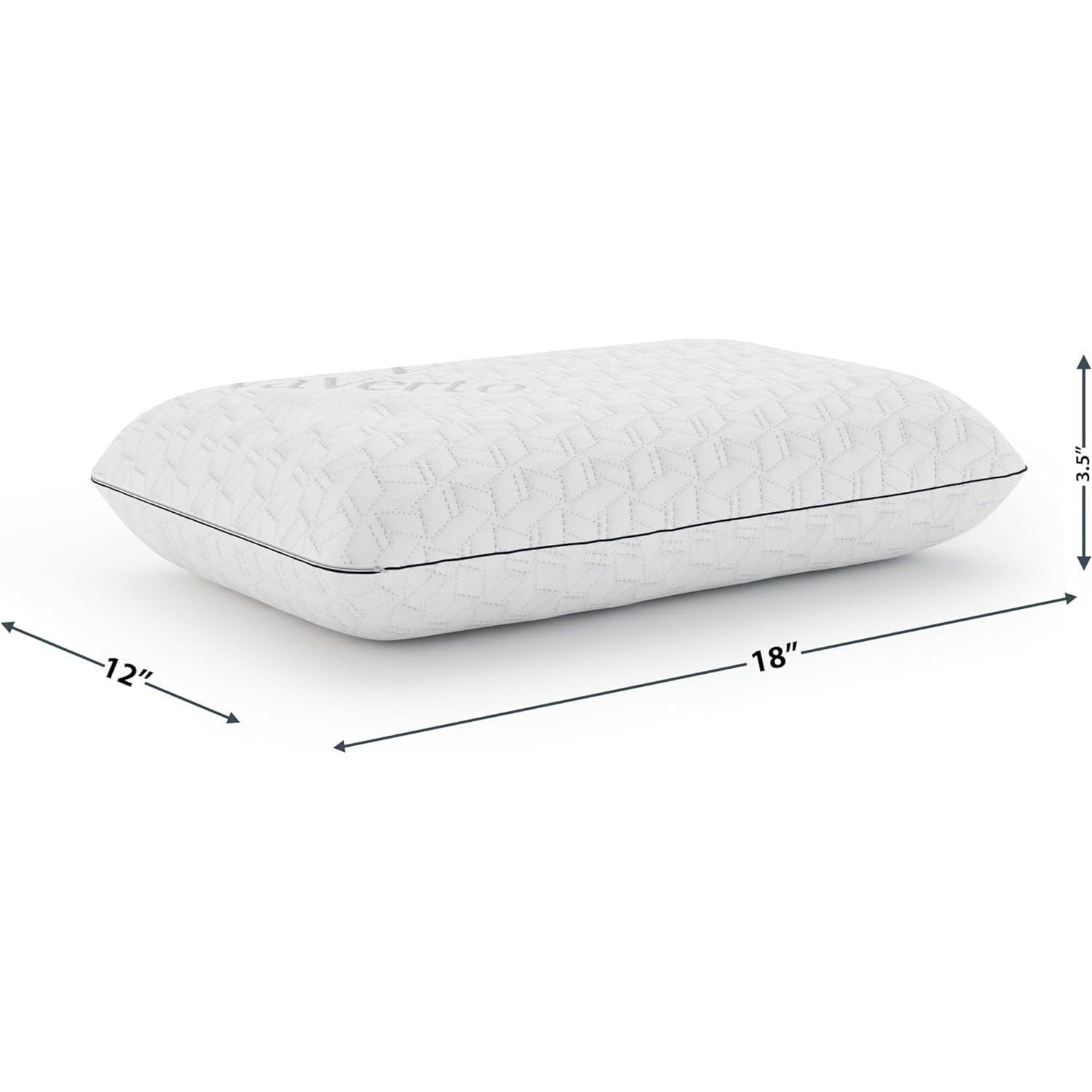 Almohada de Viaje Vaverto MFC Negra - Espuma de Memoria Lavable